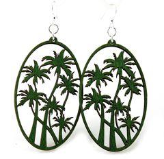 Palm Tree Earrings # 1173