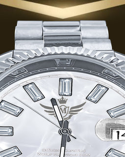 COSMIC STEEL CZ WATCH | 5628652
