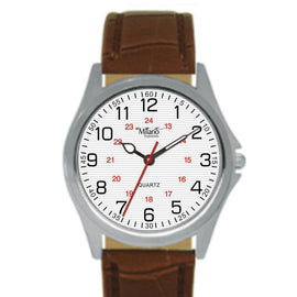 3744 - Vegan Leather Band Watch