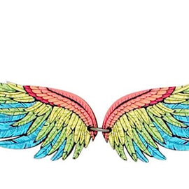 Macaw Wing Necklace #6121