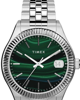 Timex TW2T87200 Waterbury Ladies Watch, Stainless Steel, Green